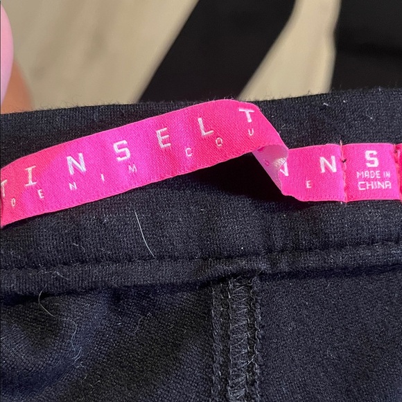 Tinsel Black faux Leather Leggings - Picture 2 of 2